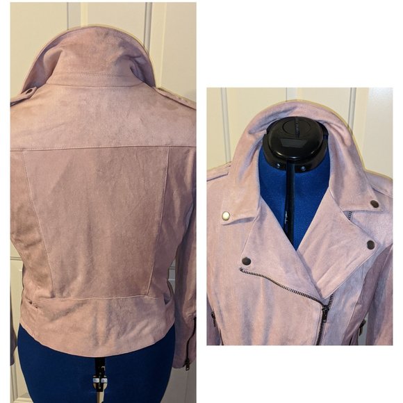 BB Dakota Moto Jacket Faux Suede - Picture 3 of 8